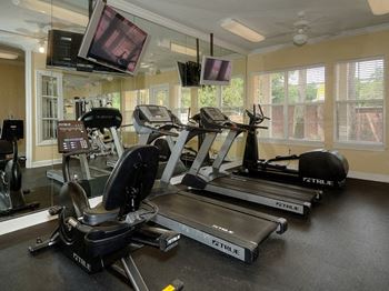 Interior clubhouse gym fitness center